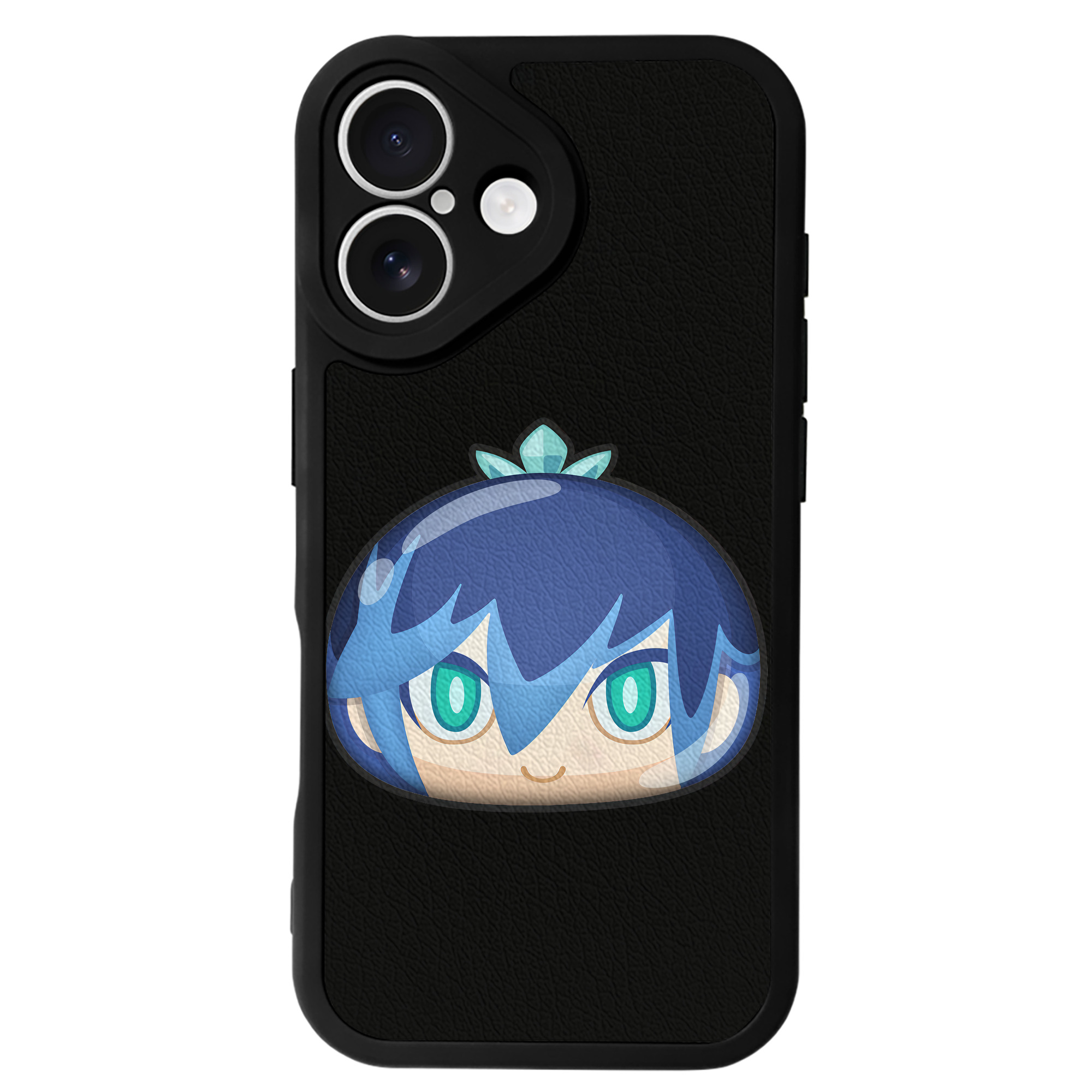 （画像用） 妖怪ウォッチ Yo-kai Watch 【iPhone 16シリーズ対応】シリコンスマホケース（レザー調） 材質：シリコン